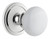 Grandeur Hardware - Circulaire Rosette Passage with Hyde Park Knob in Bright Chrome - CIRHYD - 887463