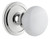 Grandeur Hardware - Circulaire Rosette Passage with Hyde Park Knob in Bright Chrome - CIRHYD - 887471