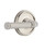 Grandeur Hardware - Georgetown Rosette Passage with Soleil Lever in Polished Nickel - GEOSLL - 889086