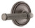 Grandeur Hardware - Soleil Rosette Passage with Soleil Lever in Antique Pewter - SOLSLL - 896033