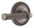 Grandeur Hardware - Soleil Rosette Passage with Soleil Lever in Antique Pewter - SOLSLL - 896042