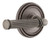 Grandeur Hardware - Soleil Rosette Privacy with Soleil Lever in Antique Pewter - SOLSLL - 896470