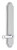 Grandeur Hardware - Arc Tall Plate Double Dummy with Georgetown Lever in Bright Chrome - ATPGEO - 897196