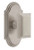 Grandeur Hardware - Arc Short Plate Single Dummy with Carre Knob in Satin Nickel - ARCCAR - 897452