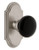 Grandeur Hardware - Arc Short Plate Single Dummy with Coventy Knob in Satin Nickel - ARCCOV - 897483