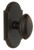 Grandeur Hardware - Arc Short Plate Single Dummy with Eden Prairie Knob in Timeless Bronze - ARCEDN - 897492