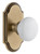 Grandeur Hardware - Arc Short Plate Single Dummy with Hyde Park Knob in Vintage Brass - ARCHYD - 897509