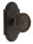 Grandeur Hardware - Arc Short Plate Single Dummy with Soleil Knob in Timeless Bronze - ARCSOL - 897531