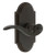 Grandeur Hardware - Arc Short Plate Single Dummy with Bellagio Lever in Timeless Bronze - ARCBEL - 897539