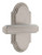 Grandeur Hardware - Arc Short Plate Single Dummy with Carre Lever in Satin Nickel - ARCCRL - 897546