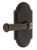 Grandeur Hardware - Arc Short Plate Single Dummy with Georgetown Lever in Timeless Bronze - ARCGEO - 897554