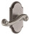Grandeur Hardware - Arc Short Plate Single Dummy with Newport Lever in Antique Pewter - ARCNEW - 897586