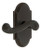 Grandeur Hardware - Arc Short Plate Single Dummy with Newport Lever in Timeless Bronze - ARCNEW - 897591