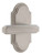 Grandeur Hardware - Arc Short Plate Single Dummy with Carre Lever in Satin Nickel - ARCCRL - 897606