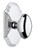 Grandeur Hardware - Arc Short Plate Double Dummy with Eden Prairie Knob in Bright Chrome - ARCEDN - 897686
