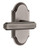 Grandeur Hardware - Arc Short Plate Double Dummy with Carre Lever in Antique Pewter - ARCCRL - 897762