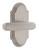 Grandeur Hardware - Arc Short Plate Double Dummy with Carre Lever in Satin Nickel - ARCCRL - 897767