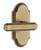 Grandeur Hardware - Arc Short Plate Double Dummy with Carre Lever in Vintage Brass - ARCCRL - 897769