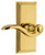 Grandeur Hardware - Carre Short Plate Single Dummy with Bellagio Lever in Lifetime Brass - CARBEL - 897895
