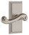 Grandeur Hardware - Carre Short Plate Single Dummy with Newport Lever in Satin Nickel - CARNEW - 897920