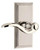 Grandeur Hardware - Carre Short Plate Single Dummy with Bellagio Lever in Polished Nickel - CARBEL - 897935