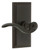 Grandeur Hardware - Carre Short Plate Single Dummy with Bellagio Lever in Timeless Bronze - CARBEL - 897937
