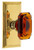 Grandeur Hardware - Carre Short Plate Double Dummy with Baguette Amber Crystal Knob in Lifetime Brass - CARBCA - 897970