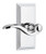 Grandeur Hardware - Carre Short Plate Double Dummy with Bellagio Lever in Bright Chrome - CARBEL - 898093