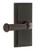 Grandeur Hardware - Carre Short Plate Double Dummy with Georgetown Lever in Timeless Bronze - CARGEO - 898105