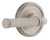 Grandeur Hardware - Georgetown Rosette Single Dummy with Soleil Lever in Satin Nickel - GEOSLL - 898648