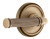 Grandeur Hardware - Georgetown Rosette Single Dummy with Soleil Lever in Vintage Brass - GEOSLL - 898680