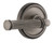 Grandeur Hardware - Georgetown Rosette Double Dummy with Soleil Lever in Antique Pewter - GEOSLL - 898834