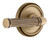 Grandeur Hardware - Georgetown Rosette Double Dummy with Soleil Lever in Vintage Brass - GEOSLL - 898841