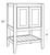 CNC Cabinetry Vanguard Espresso Bath Cabinet - VOB3621