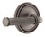 Grandeur Hardware - Soleil Rosette Single Dummy with Soleil Lever in Antique Pewter - SOLSLL - 899363