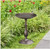 Good Directions - 18" Classic Bird Bath Pedestal with Beaded Copper Basin - Bronze Finish - BCA-BRZ-T