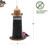 Good Directions - BF306M Copper Lighthouse Bird Feeder - Featuring Brass Accents with Black Mesh Tube - BF306M