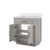 Lexora - Abbey 30" W x 22" D White Oak Single Bath Vanity and Carrara Marble Top - LVA30SM100