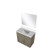 Lexora - Abbey 36" W x 22" D Grey Oak Single Bath Vanity White Quartz Countertop and 34 in Mirror - LVA36SR210