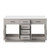 Lexora - Abbey 60" W x 22" D White Oak Double Bath Vanity and White Quartz Top - LVA60DM200