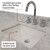 Lexora - Abbey 60" W x 22" D Grey Oak Double Bath Vanity and Carrara Marble Top - LVA60DR100
