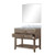 Lexora - Norwalk 36" W x 22" D Grey Oak Single Bath Vanity Carrara Marble Countertop and 34 in Mirror - LVN36SR110