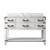 Lexora - Norwalk 48" W x 22" D White Oak Single Bath Vanity and Carrara Marble Top - LVN48SM100