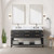 Lexora - Norwalk 60" W x 22" D Black Oak Double Bath Vanity - LVN60DJ000