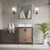 Lexora - Ziva 30" W x 22" D Rustic Barnwood Bath Vanity and White Quartz Top - LVZV30SN200