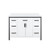 Lexora - Ziva 48" W x 22" D White Bath Vanity and White Quartz Top - LVZV48SA200