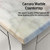Lexora - Jacques 36" W x 22" D Left Offset White Bath Vanity and Carrara Marble Top - LJ342236SADS000L