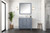 Lexora - Jacques 36" W x 22" D Right Offset Dark Grey Bath Vanity - LJ342236SB00000R