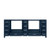 Lexora - Jacques 84" W x 22" D Navy Blue Double Bath Vanity - LJ342284DE00000