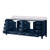 Lexora - Jacques 84" W x 22" D Navy Blue Double Bath Vanity and Carrara Marble Top - LJ342284DEDS000
